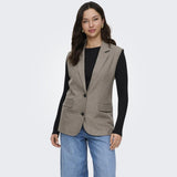 ONLY ONLY dame vest ONLLINDA Vest Major Brown Melange