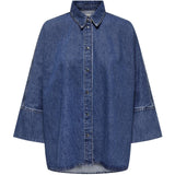 ONLY Only dame denim skjorte ONLGRACE Shirt Medium blue denim