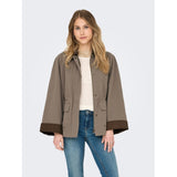 ONLY Only dame jakke ONLEJA Jacket Walnut Chocolate Brown