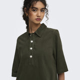 ONLY Only dame kjole ONLGRY Dress Forest Night