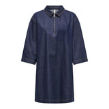 ONLY Only dame kjole ONLMILES Dress Dark Blue Denim