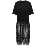 ONLY Only dame kjole ONLTENNA Dress Black Dtm lace