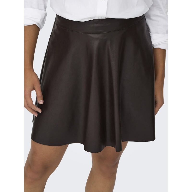 ONLY Only dame nederdel ONLLUNA Skirt Black Coffee