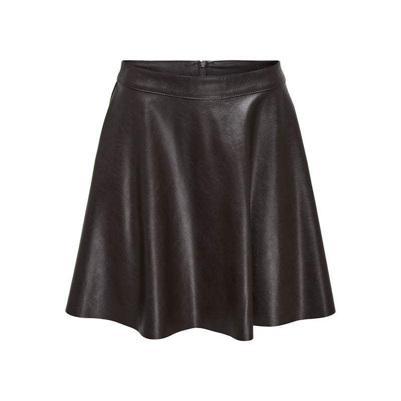 ONLY Only dame nederdel ONLLUNA Skirt Black Coffee
