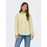 ONLY Only dame skjorte Onloregon Shirt Sunlight BLACK