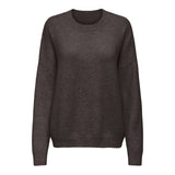 ONLY Only dame strik ONLRENE Knit Chocolate Torte Melange