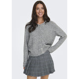 ONLY Only dame strik cardigan ONLMAGGIE Knit Light Grey Melange