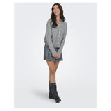 ONLY Only dame strik cardigan ONLMAGGIE Knit Light Grey Melange