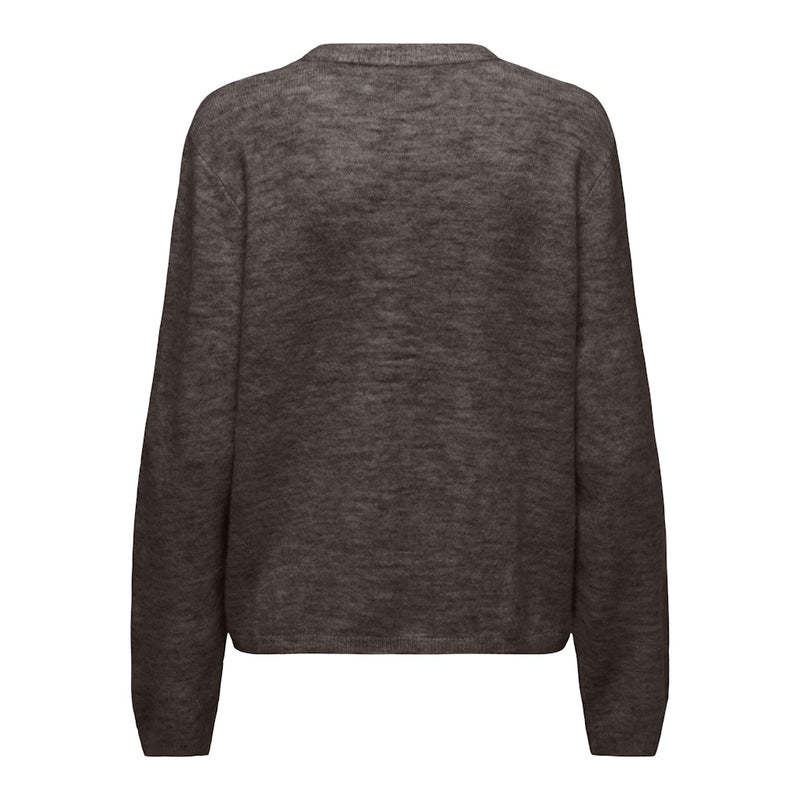 ONLY Only dame strik cardigan ONLSIMONI Knit Coffee Bean