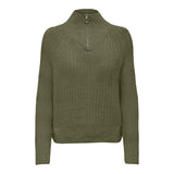 ONLY Only dame strik trøje ONLLEISE Knit WINTER MOSS