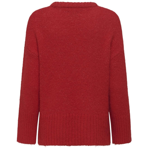 ONLY Only dame strik trøje ONLMAGGIE Knit Salsa