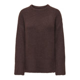 ONLY Only dame strik trøje ONLMAGGIE Knit Seal Brown