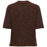 ONLY Only dame striktrøje ONLAZU Knit Seal Brown