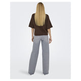 ONLY Only dame striktrøje ONLAZU Knit Seal Brown