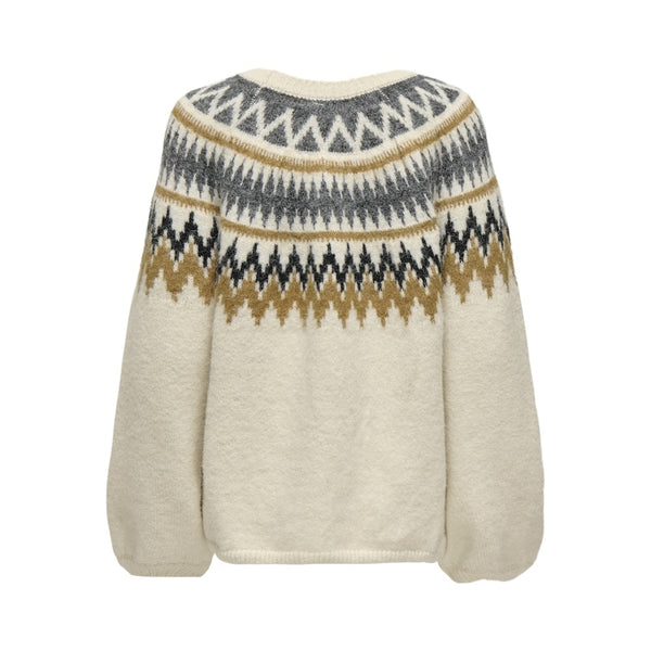 ONLY Only dame striktrøje ONLREYKJA Knit Whitecap
