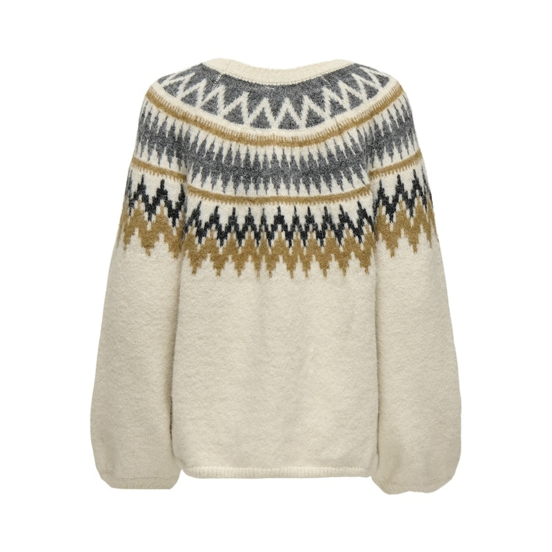 ONLY Only dame striktrøje ONLREYKJA Knit Whitecap