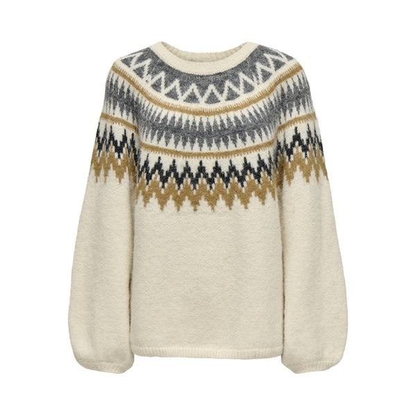 ONLY Only dame striktrøje ONLREYKJA Knit Whitecap