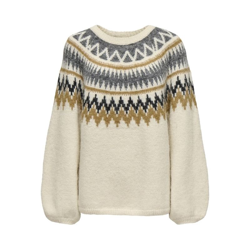 ONLY Only dame striktrøje ONLREYKJA Knit Whitecap
