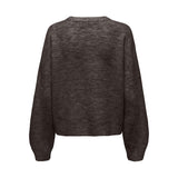 ONLY Only dame striktrøje ONLSIMONI Knit Coffee Bean