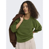 ONLY Only dame striktrøje ONLSIMONI Pullover Forest Night MELANGE