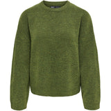 ONLY Only dame striktrøje ONLSIMONI Pullover Forest Night MELANGE