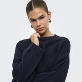 ONLY Only dame striktrøje ONLSIMONI Pullover Night Sky