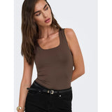 ONLY Only dame top ONLLONE Top Seal Brown