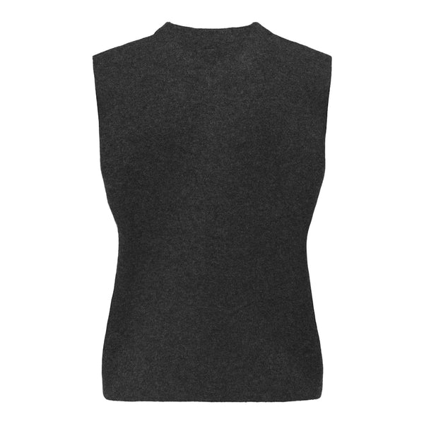 ONLY Only dame vest ONLANNELI Vest Dark grey melange