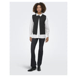 ONLY Only dame vest ONLANNELI Vest Dark grey melange