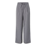 PIECES PIECES DAME BUKSER PCFALKA Pant Grey pinstripe