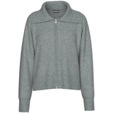 PIECES PIECES DAME CARDIGAN PCMALOU Cardigan Medium grey melange