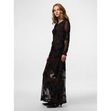 PIECES PIECES Dame Kjole PCOffia Restudsalg Delicioso Black Satin Band