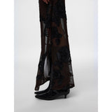 PIECES PIECES Dame Kjole PCOffia Restudsalg Delicioso Black Satin Band