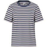 PIECES PIECES Dame T-Shirts PCRia T-shirt Ombre Blue SILVER GREY