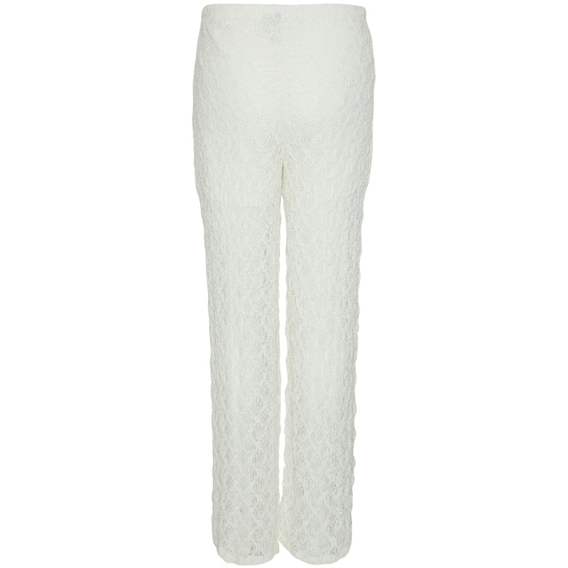 PIECES PIECES X DITTE ESTRUP X CILLE FJORD PCGAYA LACE PANTS Pant Cloud Dancer