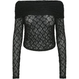 PIECES PIECES X DITTE ESTRUP X CILLE FJORD PCGAYA OFF SHOULDER TOP Blouse Black