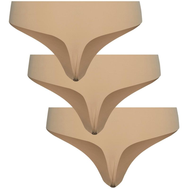 PIECES PIECES dame 3-pack thong PCNAMEE Underwear Nude