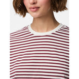 PIECES PIECES dame Bluse PCSADIE Blouse Cloud Dancer TAWNY PORT