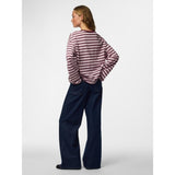 PIECES PIECES dame Bluse PCSADIE Blouse Tawny Port 3 ROSEATE SPOONBILL