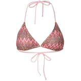 PIECES PIECES dame bikini PCADA Swimwear Rose Shadow A multi color jacquard pattern