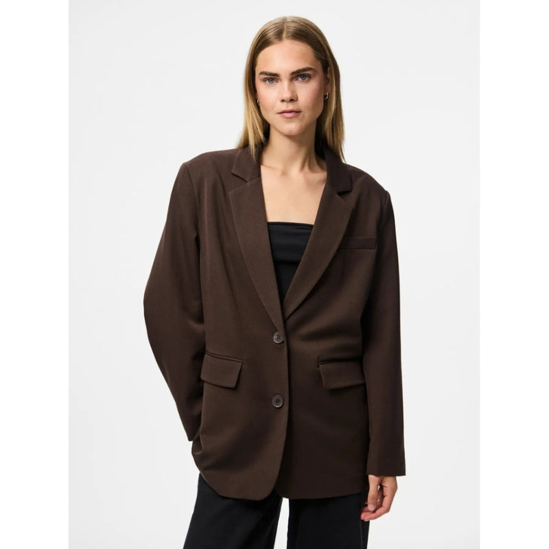 PIECES PIECES dame blazer PCKAMIL Restudsalg Hot Fudge