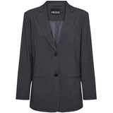 PIECES PIECES dame blazer PCLUISA Restudsalg Grey Melange