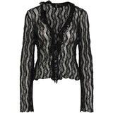 PIECES PIECES dame bluse PCALLY Blouse Black