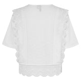 PIECES PIECES dame bluse PCSIMINA Blouse Cloud Dancer