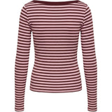 PIECES PIECES dame bluse PCSOF Blouse Roseate Spoonbill TAWNY PORT