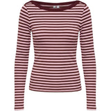 PIECES PIECES dame bluse PCSOF Blouse Roseate Spoonbill TAWNY PORT