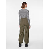 PIECES PIECES dame bukser PCANNA Pant Deep Lichen Green