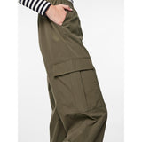 PIECES PIECES dame bukser PCANNA Pant Deep Lichen Green