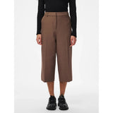 PIECES PIECES dame bukser PCBLOSSOM Pant Coffee Quartz