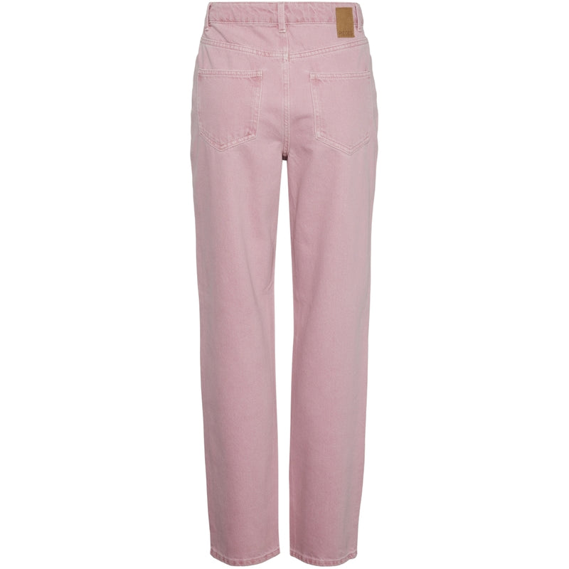 PIECES PIECES dame bukser PCFRIA Pant Candy Pink WASHED